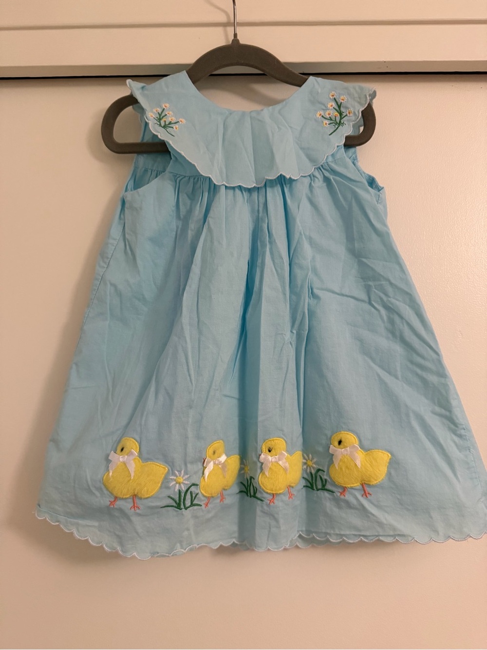 Lil Cactus 18-24mo Light Blue Sundress with Chicks